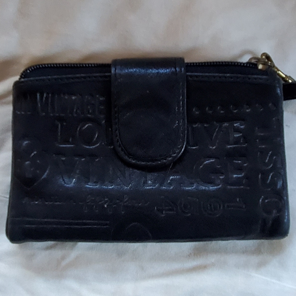 Fossil leather wallet